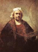 REMBRANDT Harmenszoon van Rijn Portrat of the artist oil painting